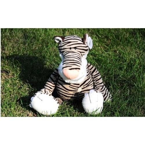 Jungle series animal 25cm jungle tiger plush toy lovely tiger doll gift w4222