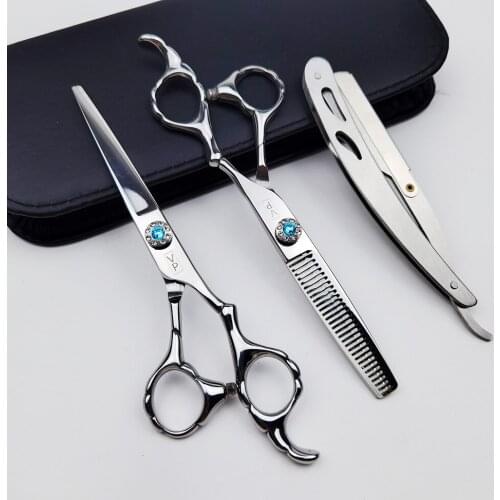 6" 440C Professional Hair Scissors Cutting Shears Thinning Scissors Hairdressing Scissors Barber Hairdressers scissors