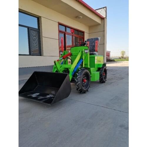 Factory Electric Loader 500kg Small Front Loader Cabina Cargador Frontal Sldg Loader Price
