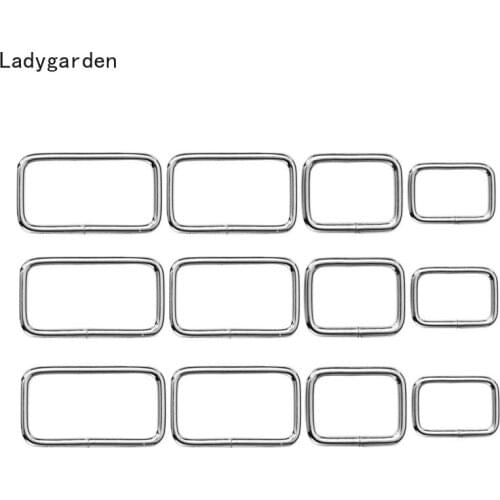 100PCS Metal Adjustable Rectangle D Ring Belt Ribbon Buckle for Backpacks Shoes Pets Collar Buckles DIY Accessory 20/25/32/38mm