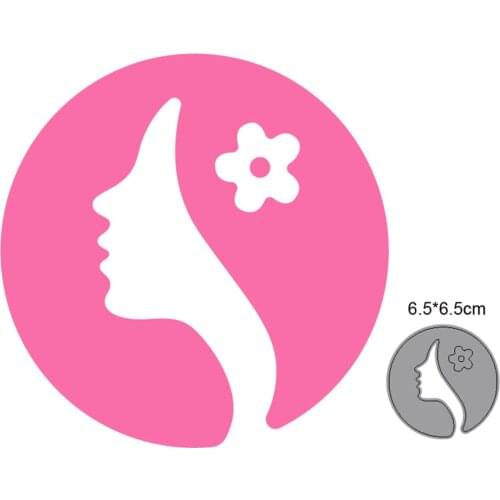 Happy Beauty Christmas Dies Girl Figure sporting singer Metal Cutting Dies Template For DIY Scrapbooking Embos