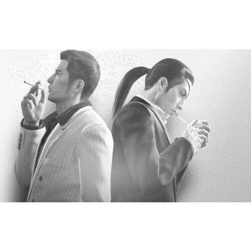 RYU GA GOTOKU ZERO CHIKAI NO BASHO 2 Silk Fabric Wall Poster Art Decor Sticker Bright