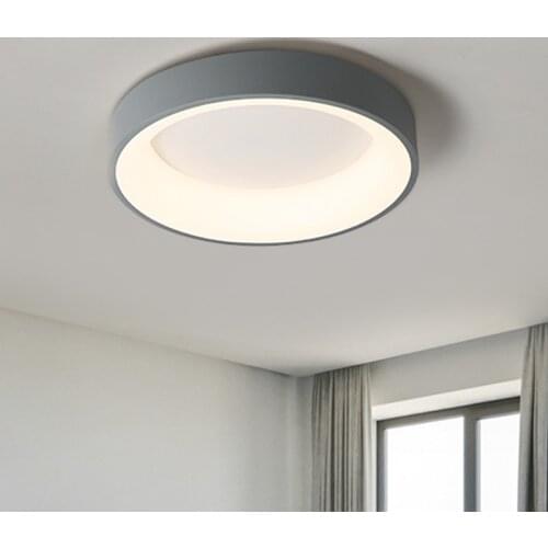 Modern Led Ceiling Lamp Round Master Bedroom Lighting Fixture Atmospheric Nordic Living Room Lamp Creative Luminaire Decor Light