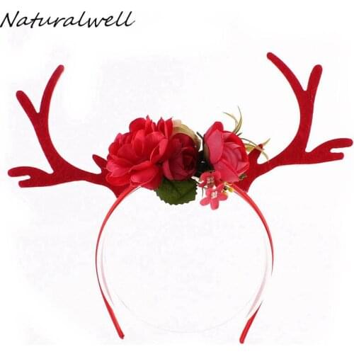 Stylish Christmas Hairbands Girls Cute Headband Hairband Head Band Unique Design Festival Accessories Christmas Gift HB199S