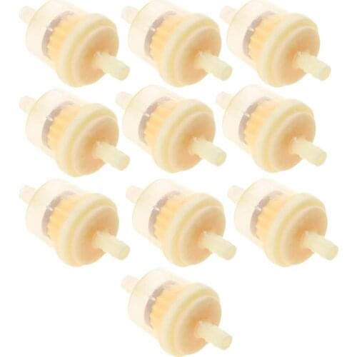 Universal Petrol Inline Fuel Filter Motorcycle Part Fit 6mm and 8mm Lines Durable Motors Parts