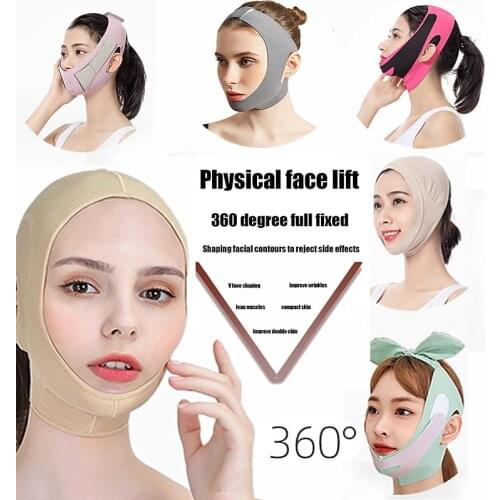 Facial V Shaper Face Slimming Bandage Relaxation Lift Up Belt Shape Lift Reduce Double Chin Thining Band Massage Best Sale