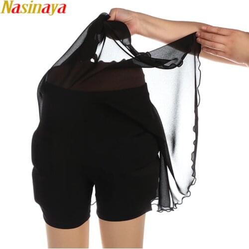 Figure Skating Ice Skating Hips Protector Pad With Skirt Sports Safety Supporter Protective Mat Customized Removable Black Skirt