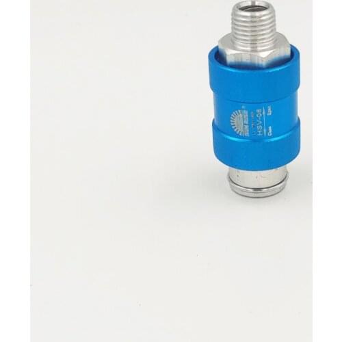 1PCS HSV-08 1/4" Sliding Switch Hand Push Valve Pneumatic Flow Control Manual Slide Valve For Gas Pipe, Machinery Air Compressor