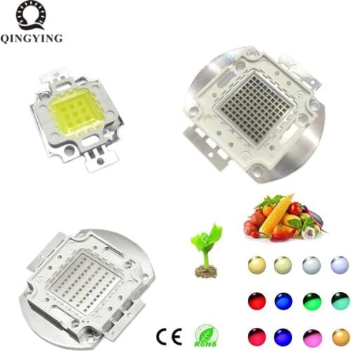 10W 20W 30W 50W 100W LED light Chip White Red Green Blue Yellow SMD COB Integrated LED lamp Chip For Floodlight Spotlight Bulb