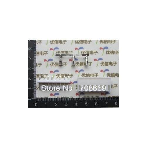 100 Sets VH 3.96mm Connector 8 pins Housing/Base/Pins