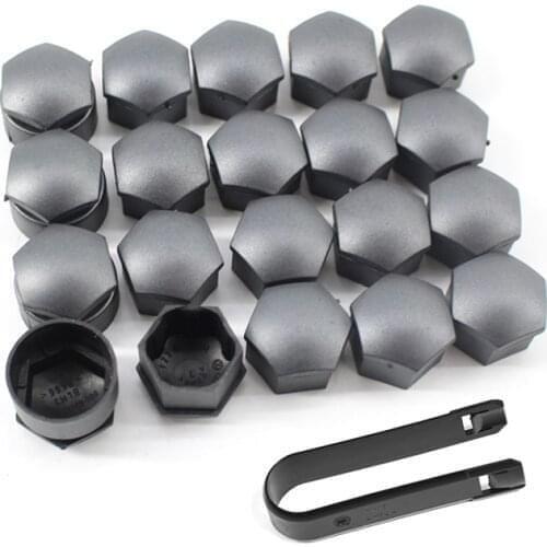 Auto 20Pcs Wheel Locking Bolt Cover Caps Nylon Fit for Audi New S Line Hatchback