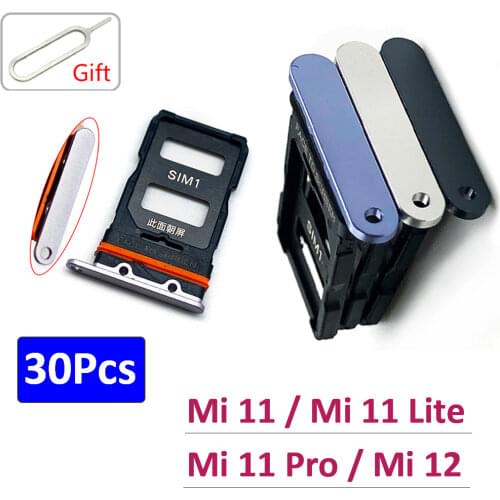 10Pcs/Lot,For Xiaomi Mi 11 Mi11 Micro Nano SIM Card Holder Tray Slot Holder Adapter Socket