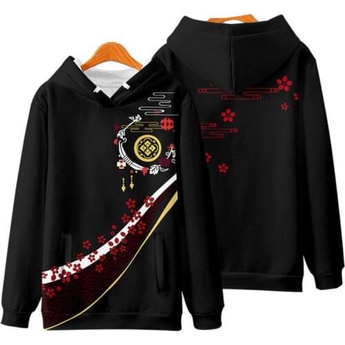 Anime Touken Ranbu Online Mikazuki Munechika Hoodie Clothing Fashion Men women Coat Jacket cosplay Sweatshirts