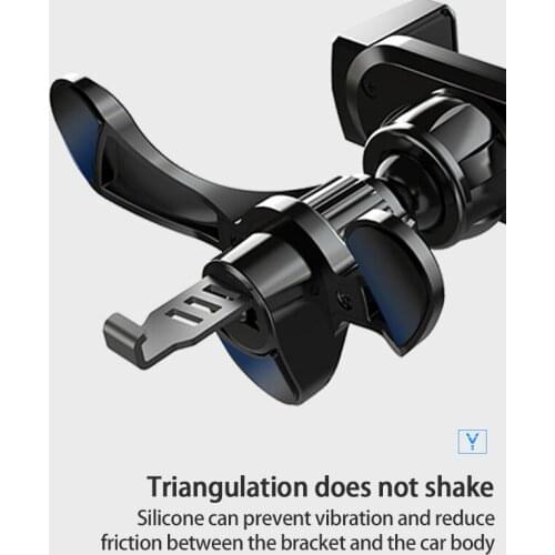 Car Phone Holder ClipUniversal Car Holder Clip Air Vent 360° Stand GPS Navigation Dashboard Mobile Phone Clip Mount Bracket