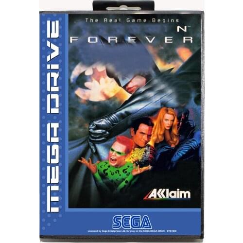 Batan forever 16 bit For Genesis MD Game Card With Box For Sega Mega Drive For Genesis