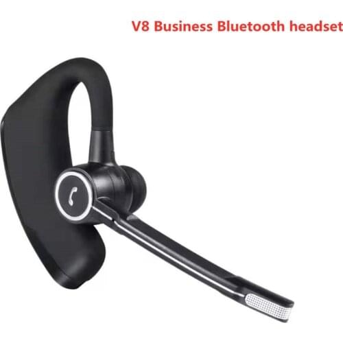 V8 Business wireless Bluetooth headset for smart phone,tablets and laptops,Ear-mounted Bluetooth earphones