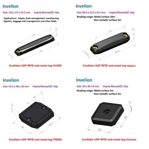 Stronger resistance ISO18000-6C Waterproof long range 9m UHF anti-metal RFID tag for tools/mold/transportation management