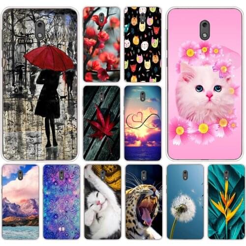 D Phone Case For Nokia 2 2.1 Soft Silicone TPU Ultra Thin Flower Floral Painted Back Cover For Nokia 2 2.1 Case