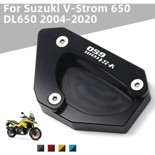 For Suzuki V-Strom 650 DL650 2004-2020 2019 2018 2017 2016 2015 2014 2013 CNC Kickstand Side Stand Vergroter Plaat Extension Pad