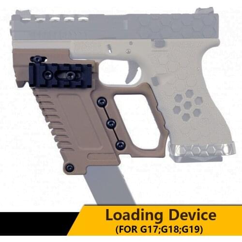 Glock Gun Pistol Loading Device Tactical Carbine Kit Glock Mount Quick Reload For G17/18/19/23 CM127 Shooting Gun Accessories