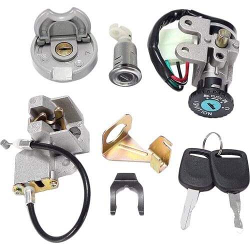 Ignition Switch Key Lock Gas Tank Cap Set for GY6 50Cc Jonway Taotao