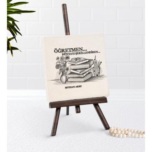 Personalized Teacher Şovaleli Natural Taş-1