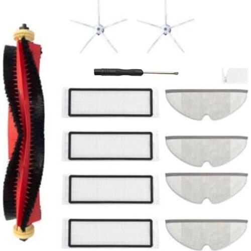 Suitable for Xiaomi Roborock S5 MAX Filter Cloth Wiper S6 E1-E3 Vacuum Spare Parts Accessories Main Brush Filter