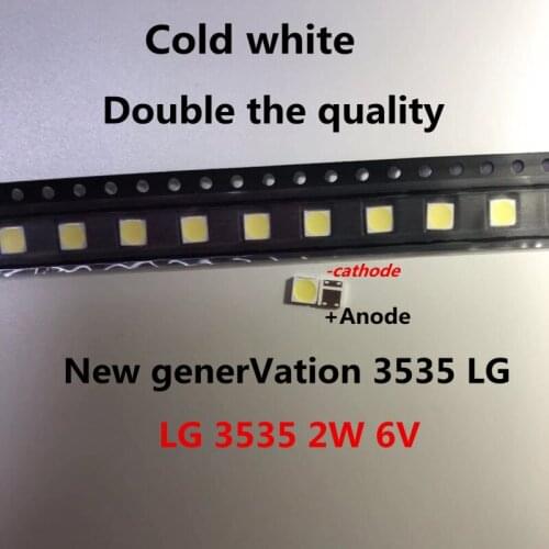 LG Backlight Innotek LED 3535 for TV Application 2-CHIP Backlight 2W 6V Cool white LCD/2000PCS