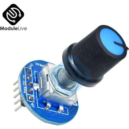 Rotating Potentiometer Knob Cap Digital Control Module Board Rotary Encoder Control Controller Switch 5V Diy Kit Electronic PCB