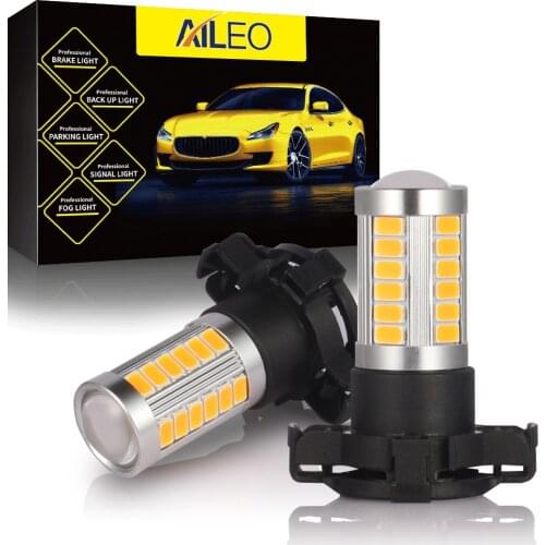 Amber Yellow Error Free PY24W 5200s LED Bulbs Turn Signal for BMW E90/E92 3 F10/F07 5 Series E83/F25 X 3 E70 X5 E71 X6 Z4 GT