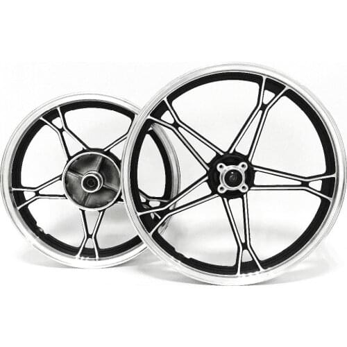 Motorcycle Parts Alluminum Alloy Wheel for Haojue Suzuki Lifan GN125 GN125H GN125F 125cc Moto Equipment Accessories Front Rear