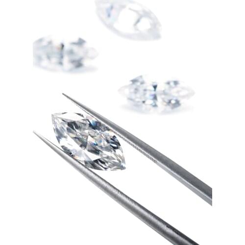 Zhanhao Factory Sale Price Fancy Marquise Shape D Moissanite Loose Gemstone Diamond