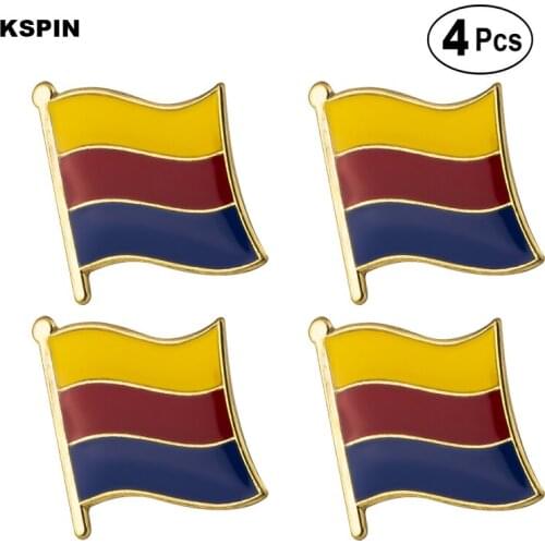 Noord-Holland Brooches Lapel Pin Flag badge Brooch Pins Badges 4pcs
