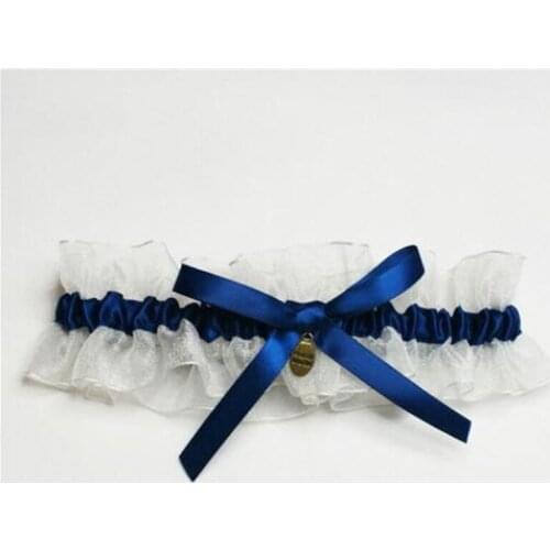 1Pc Elegant Wedding Garter Organza Bow Lace Garter/New Arrival/Bridal Garter Wedding Accessories