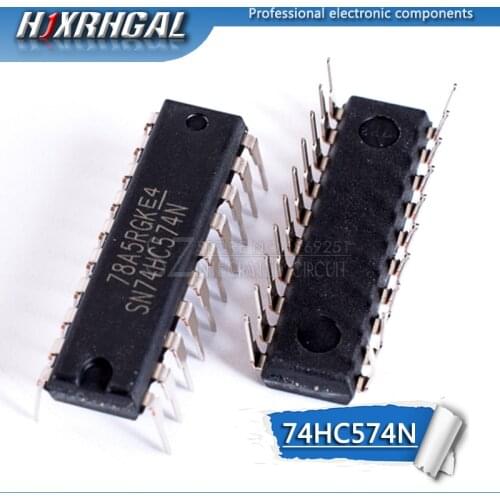 10PCS SN74HC574N DIP20 SN74HC574 DIP 74HC574N DIP-20 74HC574 new and original IC HJXRHGAL