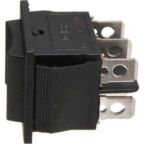 40 Pieces AC 125V/20A Universal On/Off/On DPDT Window Sunroof Rocker Switch