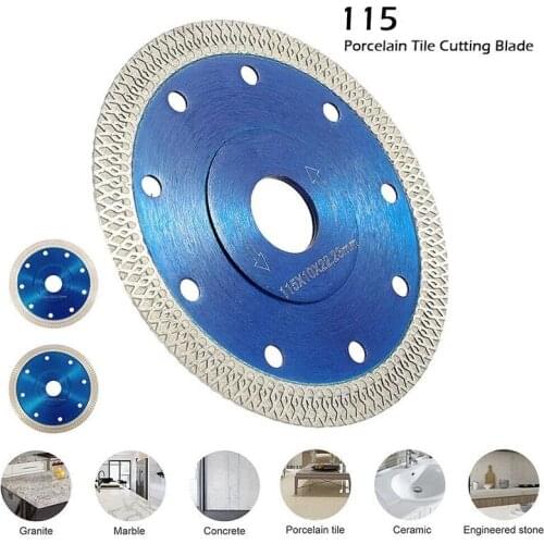 115mm Diamond Saw Blade Disc Porcelain Tile Ceramic Granite Marble Cutting Blades For Angle Grinder Stone Saw Blade