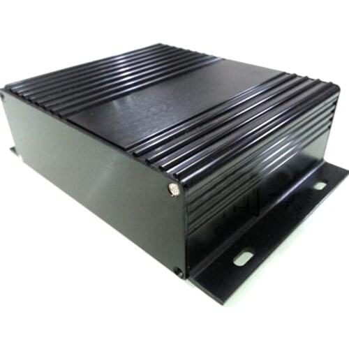 Aluminum Enclosure Instrument Shell Electronics Enclosure PCB Project Box DIY 147X41X100mm Extruded Wall-Mounting Enclosure