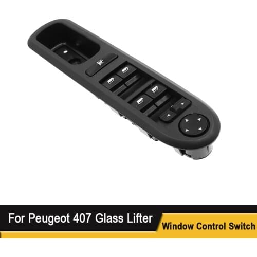 For Peugeot 407 Glass Lifter Main Switch Power Window Control Panel 6554.ER 96468704XT 6554ER 6554 ER 2004-2010