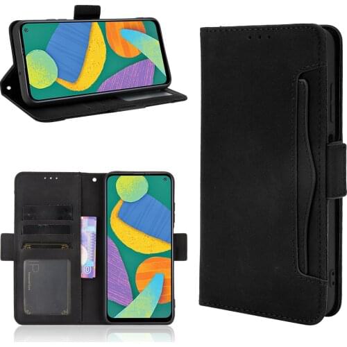 For Samsung Galaxy F52 5G Case Multi-function card slot Leather Book Flip Design Wallet Cover For Samsung F52 5G SM-E5260 Case