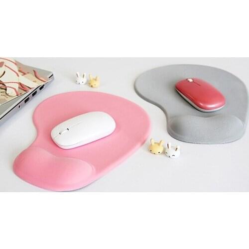 Ergonomic Comfortable Silicone Soft Mouse Pad Wrist Rest Support Mat for Gaming PC Laptop Office Comfort Mouse Pad Mat Non-slip