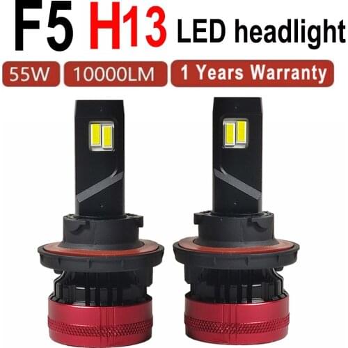 F5 led headlights H13 110W Car lamps fog lights for auto led bulb High Power 10000LM led lights fit for ford honda headlight kit