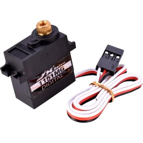 JX Servo PDI-1151MG 3.6KG Mini 6V Waterproof Digital Core Servo For RC Helicopter Car Robot Boat