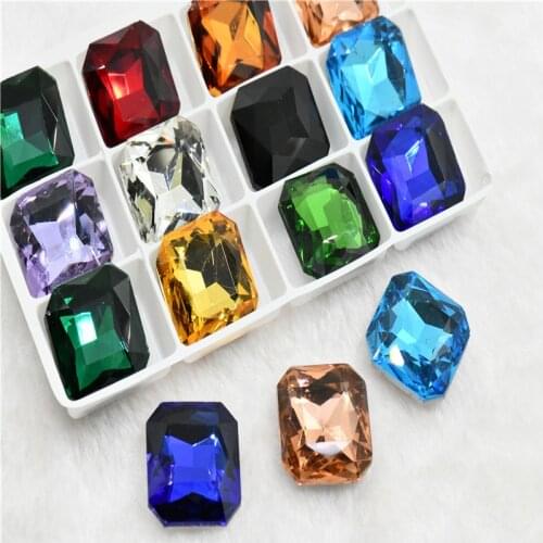 23mm square crystal Diamonds for crafts jewelry Beads for needlework 18mm