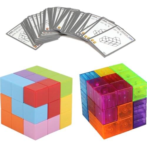 Cube Magnet Magnetic Cubes Toys 3x3x3 Cubo Puzzle Educational Toys Multiple Shapes Magic Cube Christmas Birthday Gifts