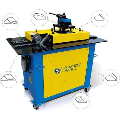 Seven Functions Locking Machine Pittsburgh LOC Lock Seam Closer Seaming Machine Processing 0.5-1.5mm Thickness Sheet Plate