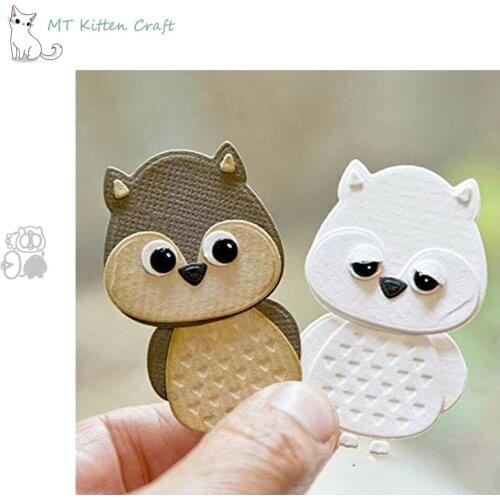 MT Craft Owl Metal Cutting Dies Stencils Scrapbooking Photo Album Decorative Embossing Paper Card Crafts Die Cut Mold