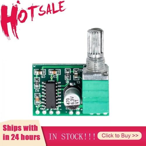 Mini PAM8403 DC 5V 2 Channel USB Digital Audio Amplifier Board Module 2 * 3W Volume Control With Potentionmeter