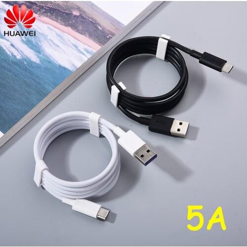 Original Huawei Super Charging Type C Cable 100CM 5A USB C Line For Mate 40 30 20 Pro P50 P40 Pro+ Honor 50 V40 X10 Nova 8 7 SE