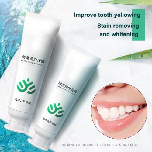120g Teeth Whitening Toothpaste Stains Remover With Zinc Citrate Ingredient Fresh Flavor Teeth Whitener Oral Hygiene For Adults